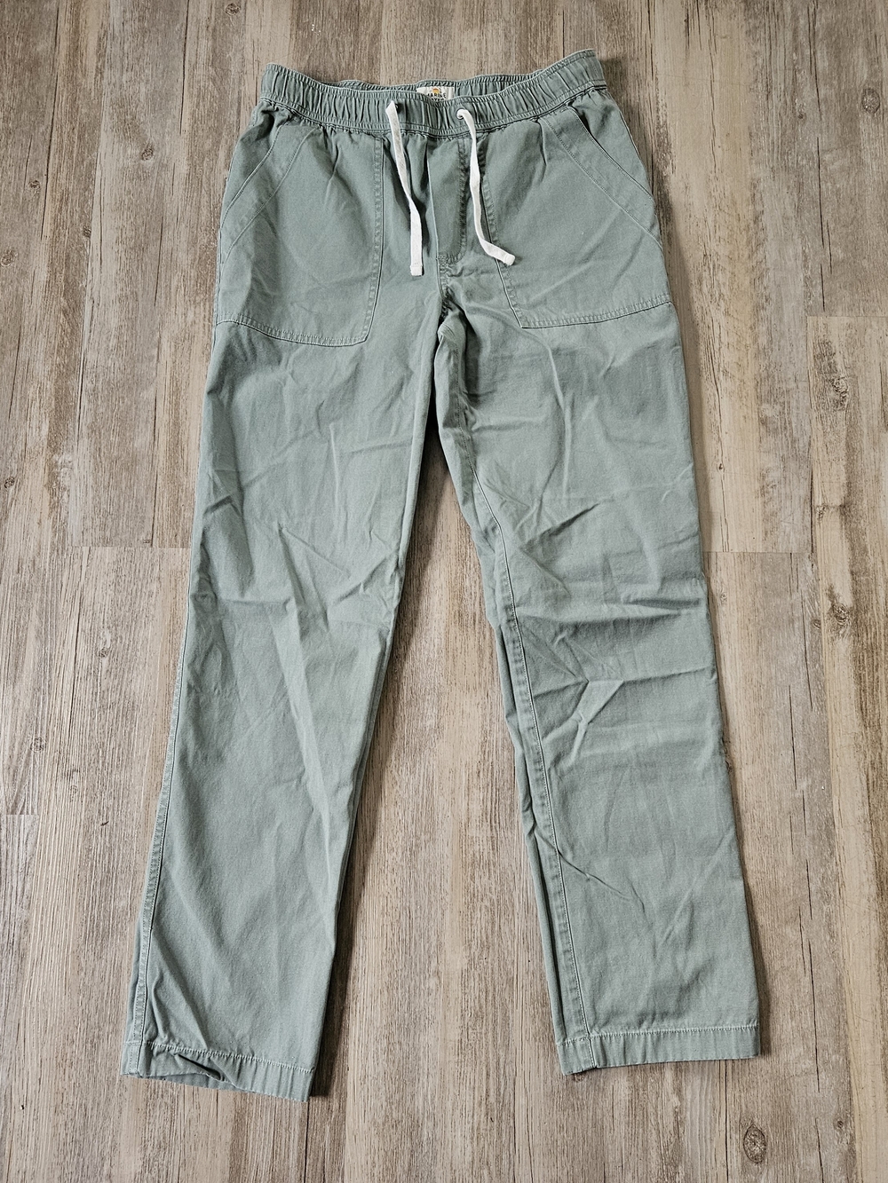 Marine Layer Men's Saturday Sage Green Drawstring Joggers Sweatpants Medium
